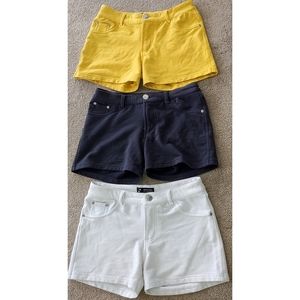 Moleton butt lifting shorts lot of 3